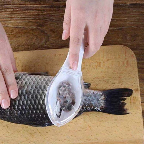 1pc Fish Skin Brush Scraping Fishing Scale Brush Graters Fast Remove