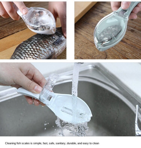 1pc Fish Skin Brush Scraping Fishing Scale Brush Graters Fast Remove