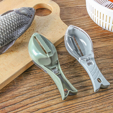 1pc Fish Skin Brush Scraping Fishing Scale Brush Graters Fast Remove