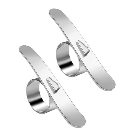 2Pcs Orange Peelers Easy Open Orange Peeler Stainless Steel Lemon Parer Citrus