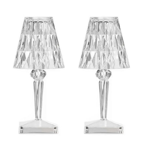 Diamond Table Lamp USB Touch Sensor Acrylic Decoration Desk Lamps For Bedroom Bar Crystal Lighting Gift LED Night Light