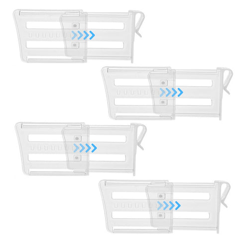 1/4pcs Refrigerator Storage Partition Board Retractable Plastic Divider Storage Splint Kitchen Bottle Can Shelf Organizer