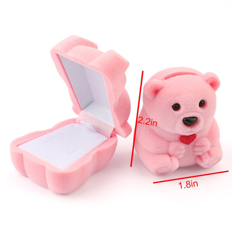 Lovely Velvet Jewelry Box Container Wedding Ring Box for Earrings Necklace Bracelet Display Gift Box Holder 16 styles