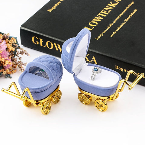 Lovely Velvet Jewelry Box Container Wedding Ring Box for Earrings Necklace Bracelet Display Gift Box Holder 16 styles