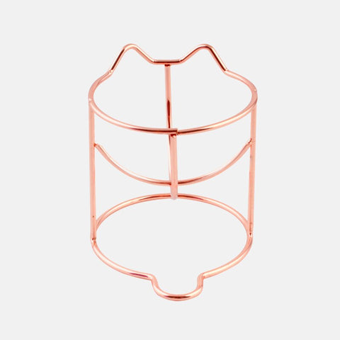 1 pcs Cute Cat Beauty Egg Bracket  Dryer cosmetic Makeup Sponge Gourd Powder Puff Rack  Organizer Box Shelf Holder storage Tools