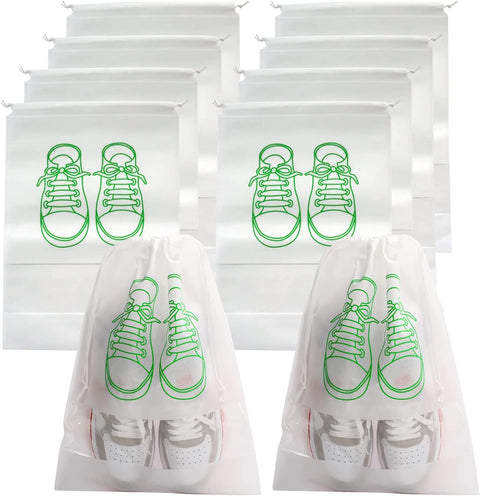10/5pcs Shoes Storage Bags Closet Organizer Non-woven Travel Portable Bag Waterproof Pocket Clothing Classified Hanging Bag