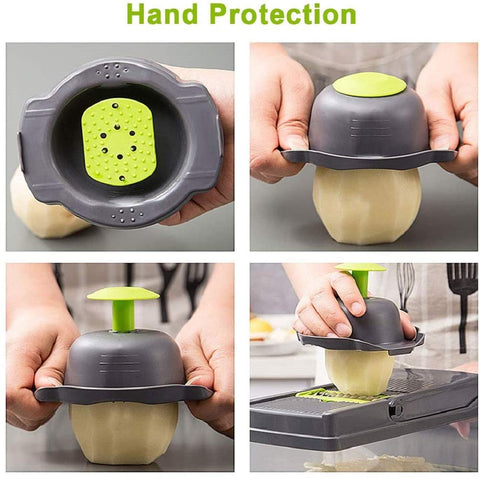 12 in 1 Vegetable Chopper Multifunctional Kitchen Slicer Dicer