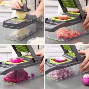 12 in 1 Vegetable Chopper Multifunctional Kitchen Slicer Dicer