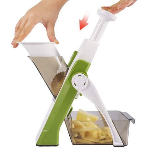 Foldable Vegetable Slicer Manual Grater Slicer Kitchen Gadget Safe Vegetable Slicers Easy To Cut Potato Chips French Fry Gadgets