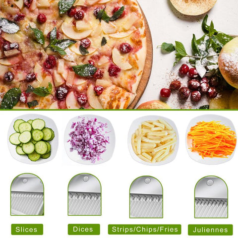 Foldable Vegetable Slicer Manual Grater Slicer Kitchen Gadget Safe Vegetable Slicers Easy To Cut Potato Chips French Fry Gadgets