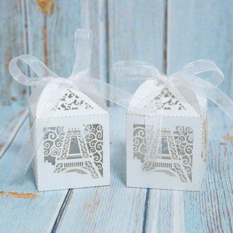 10pcs Wedding Favor Box and Bags Sweet Candy Boxes Baby Shower Treat Kids Birthday Christmas Cracker Box Event Party Supplies
