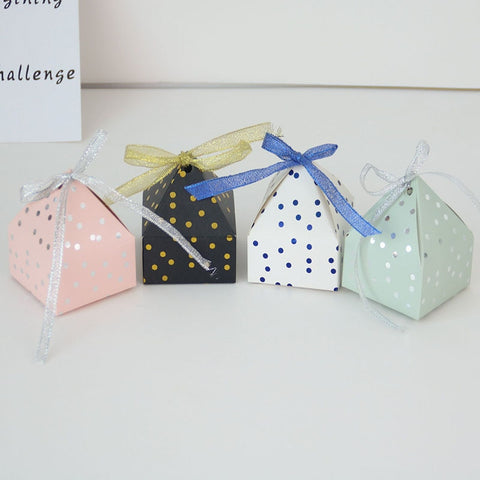 10pcs Wedding Favor Box and Bags Sweet Candy Boxes Baby Shower Treat Kids Birthday Christmas Cracker Box Event Party Supplies
