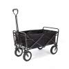 Heavy Duty Steel Frame Collapsible Folding 150 Pound Capacity Outdoor Camping Garden Utility Wagon Yard Cart