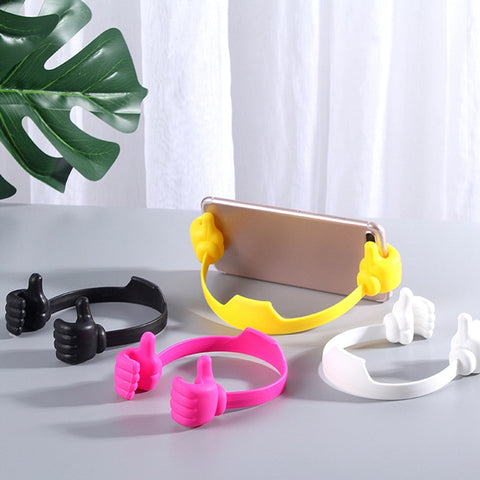 1PC Funny Creative 5''-11'' Universal Phone Holder Tablet PC Desk Stand Thumbs Up Lazy Bracket For iPhone iPad