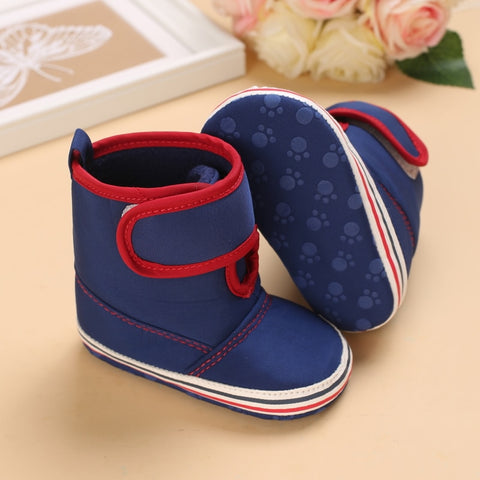 Christmas Newborn Baby Shoes Boys Girls Toddler First Walkers Soft Bottom Infant Flats Warm Snow Boots 0-18Months