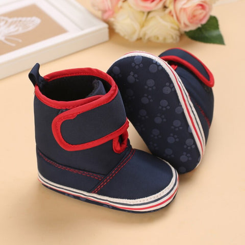 Christmas Newborn Baby Shoes Boys Girls Toddler First Walkers Soft Bottom Infant Flats Warm Snow Boots 0-18Months