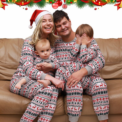 2022 Family Christmas Pajamas Matching Clothes Set Xmas Adult  Father Mother Kids Sleepwear For Son Daughter Look Pyjamas Outfit