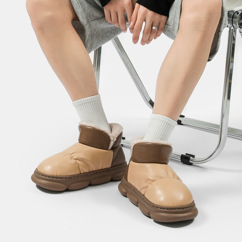 2022 New Waterproof Snow Boots Women Winter Non-Slip Thicken Plush Boots Woman Soft Sole Platform Ankle Botas Mujer Cotton Shoes