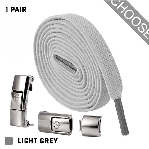 2022 Press Lock Shoelaces without ties Elastic Laces Sneaker 8MM Widened Flat No Tie Shoe laces Kids Adult Shoelace for Shoes
