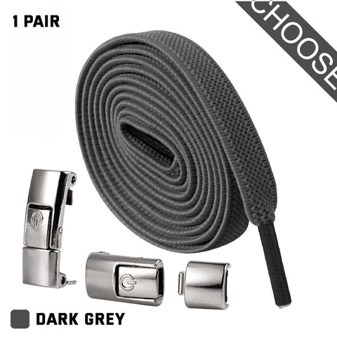 2022 Press Lock Shoelaces without ties Elastic Laces Sneaker 8MM Widened Flat No Tie Shoe laces Kids Adult Shoelace for Shoes