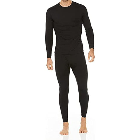Thermal Underwear for Men Fleece Lined Base Layer Set for Cold Weather