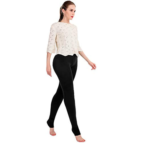Fleece Lined Winter Warm Leggings for Women Thick Thermal Velvet Tights