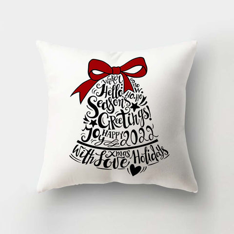 45cm Christmas Cushion Cover Navidad Merry Christmas Decorations For Home 2022 Xmas Noel Cristmas Ornaments New Year Gifts 2023
