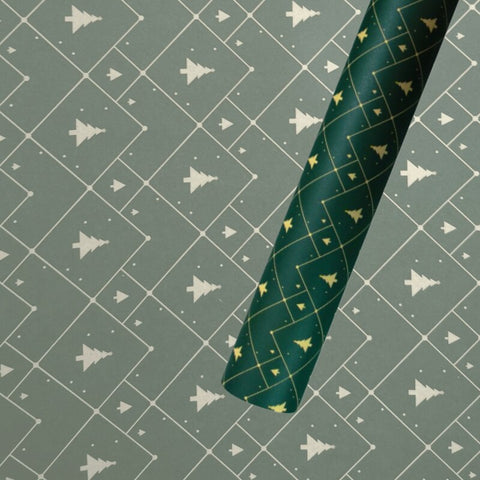 50*70cm 2022 Christmas Wrapping Paper Wedding Green Decoration Gift Wrap Artware Kraft Packing Paper Vellum Paper Origami Paper