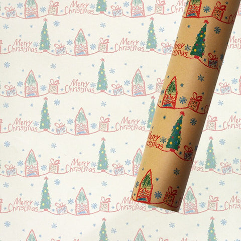 50*70cm 2022 Christmas Wrapping Paper Wedding Green Decoration Gift Wrap Artware Kraft Packing Paper Vellum Paper Origami Paper