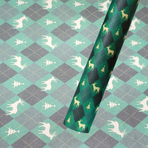 50*70cm 2022 Christmas Wrapping Paper Wedding Green Decoration Gift Wrap Artware Kraft Packing Paper Vellum Paper Origami Paper
