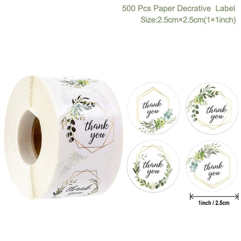 500pcs Christmas Stickers Candy Bag Decor Merry Christmas Decoration for Home 2022 Xmas Navidad Natal Noel Gifts New Year 2023