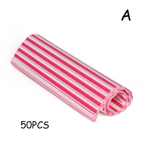 50Pcs/Lot Wax Paper Food Wrappers Wrapping Paper Food Grade Grease Paper For Bread Sandwich Burger Fries Oilpaper Baking Tools