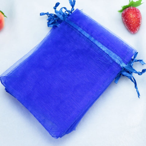 50pcs 7x9cm 9x12cm 10x15cm 13x18cm 15x20cm Transparent Organza Bags Wedding Candy Box Packaging Birthday Party Gift Box Wrapping