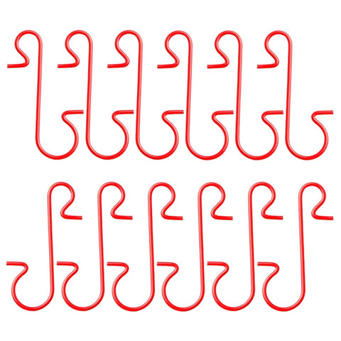 50pcs Christmas Ornament Metal S-Shaped Hooks Holders Christmas Tree Ball Pendant hanging Decoration for home Navidad New Year