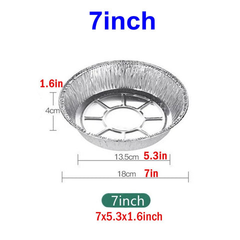 50pcs Special Paper Tin Foil for Air Fryer Baking Oil-proof Barbecue Plate Food Oven Kitchen Pan Pad Accessories Pizza Tray