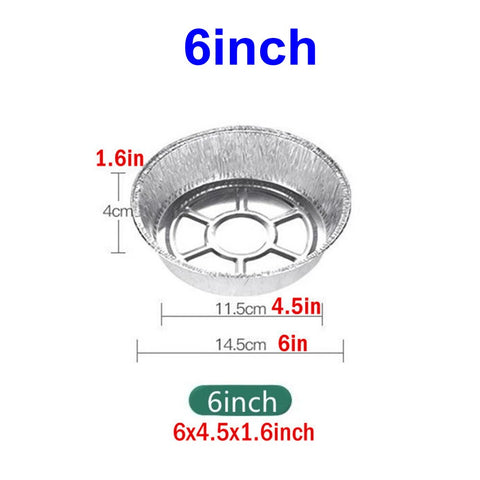 50pcs Special Paper Tin Foil for Air Fryer Baking Oil-proof Barbecue Plate Food Oven Kitchen Pan Pad Accessories Pizza Tray