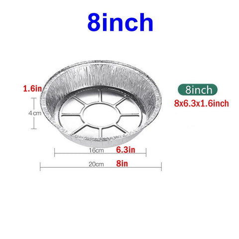 50pcs Special Paper Tin Foil for Air Fryer Baking Oil-proof Barbecue Plate Food Oven Kitchen Pan Pad Accessories Pizza Tray