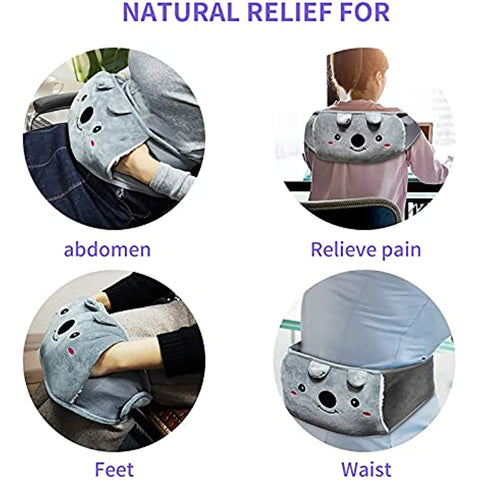 2022 Hot Water Bag Hot Water Bottle Rubber Warm Water Bag Pouch with Soft Waist Cover for Neck and Shoulder Back Hand Legs Waist Warm