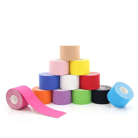5M Lenght Elastic Kinesiology Tape Gym sports Knee Muscle Protector Fitness Bandage  Athletic Recovery Elastic Tape Muscle Tape