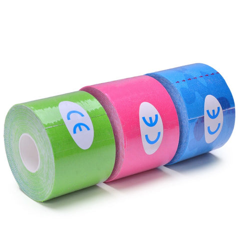 5M Lenght Elastic Kinesiology Tape Gym sports Knee Muscle Protector Fitness Bandage  Athletic Recovery Elastic Tape Muscle Tape