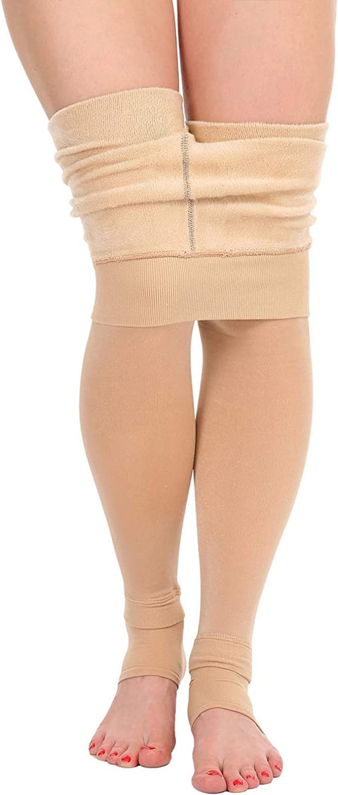 Fleece Lined Winter Warm Leggings for Women Thick Thermal Velvet Tights
