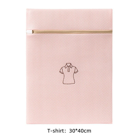 7 Size Washing Bags Mesh Polyester Dirty Laundry Bag Embroidery Net Bra Wash Basket Organizer for Underwear Clothing Laundry Bag