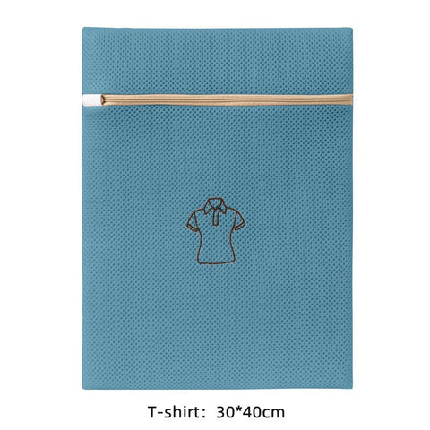 7 Size Washing Bags Mesh Polyester Dirty Laundry Bag Embroidery Net Bra Wash Basket Organizer for Underwear Clothing Laundry Bag