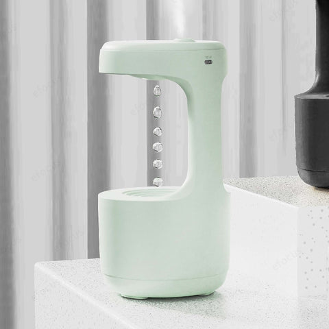 800ML Anti-gravity Air Humidifier Water Drop Perfume Aromatherapy Humidifiers Working For 8 Hours Air Purifiers