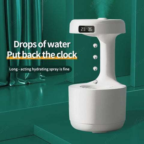 800ML Anti-gravity Air Humidifier Water Drop Perfume Aromatherapy Humidifiers Working For 8 Hours Air Purifiers