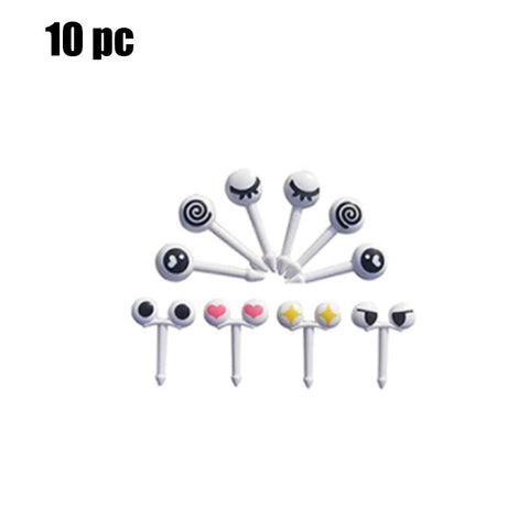 Animal Fruit Fork Food Grade Plastic Mini Cartoon Kids Cake Fruit Toothpick Bento Lunch Bento Accessories Party Decoration