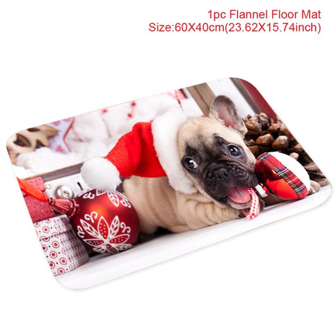 Christmas Doormat Santa Claus Carpet Merry Christmas Decorations For Home 2022 Xmas Navidad Natal Gifts Happy New Year 2023