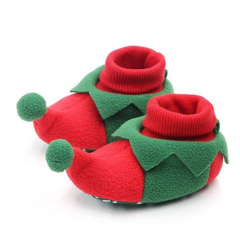 Christmas Gift Baby Girls Shoes Baby Boy Cute Soft-soled Non-slip Shoes Newborn Shoes Soft-soled Toddler Shoes Baby Crib Shoes