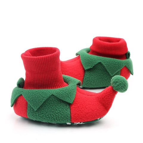 Christmas Gift Baby Girls Shoes Baby Boy Cute Soft-soled Non-slip Shoes Newborn Shoes Soft-soled Toddler Shoes Baby Crib Shoes