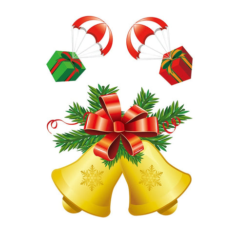 Christmas Santa Claus Window Stickers Wall Ornaments Christmas Pendant Merry Christmas For Home Decor New Year Stickers 2022